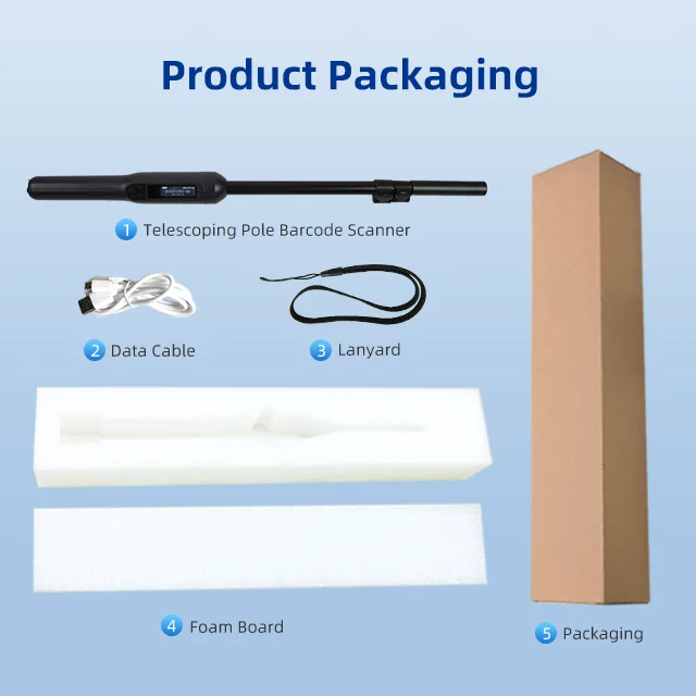 New Upgrade LF RFID Animal Microchip Scanner Handheld FDX-B HDX Livestock Ear Tag Reader For Sheep Cow Goat