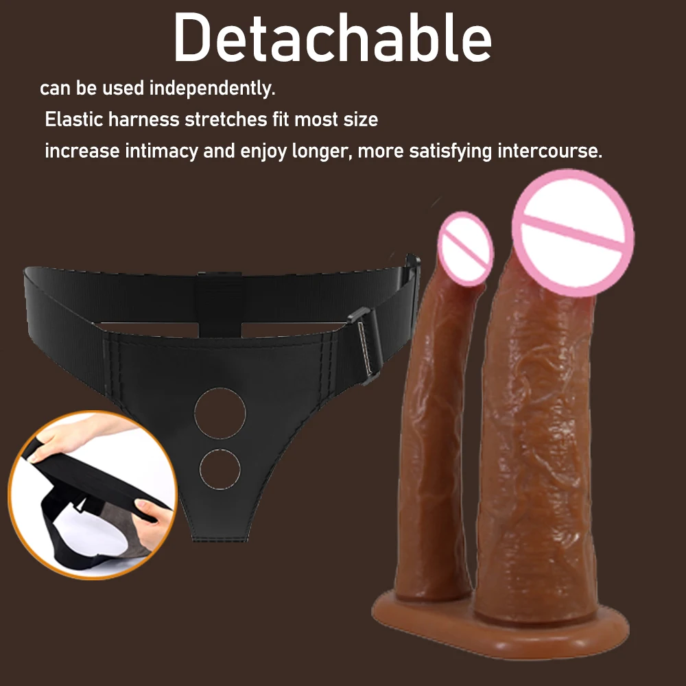 Hollow Strapon Anal Dildo Harness Penis Sleeve Vagina Stimulate Anus Dilator Buttplug Adult Sexy Sex Toys For Women Men Gay 18+ - view 2