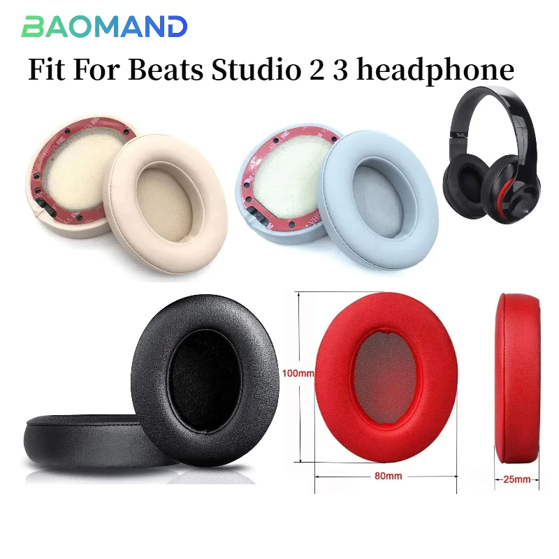 

Replacement foam Ear Pads pillow Cushion Cover for Beats Studio 2 3 Gaming Headphone Headset EarPads
