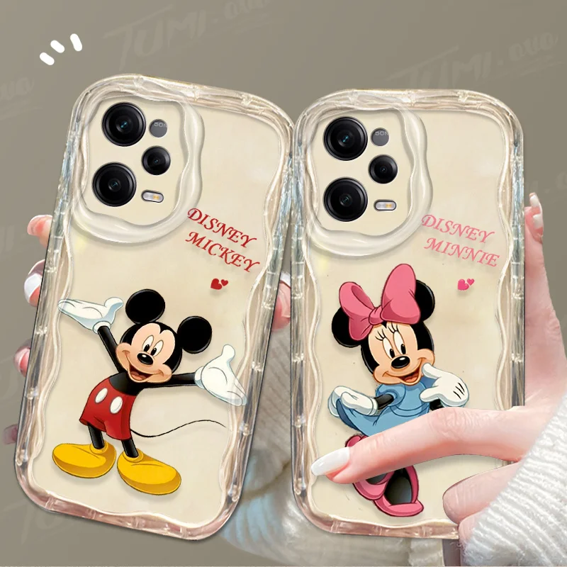 Disney Mickey Mouse Minnie Silicone Case For Xiaomi Redmi Note 13 12 Pro Plus Turbo Speed 12S 12R 11 11S 10 10S 9S 7 8 9 Pro Max