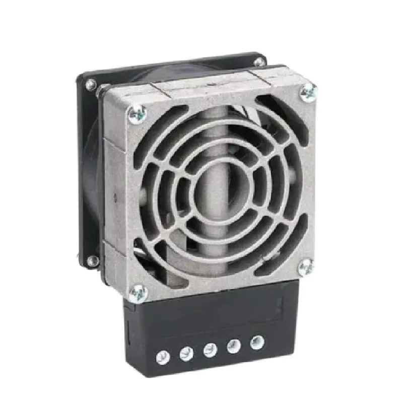 Compact Semiconductor Cast Aluminum Heating Element 100W 400W Cabinet Housing Flat Fan Heater