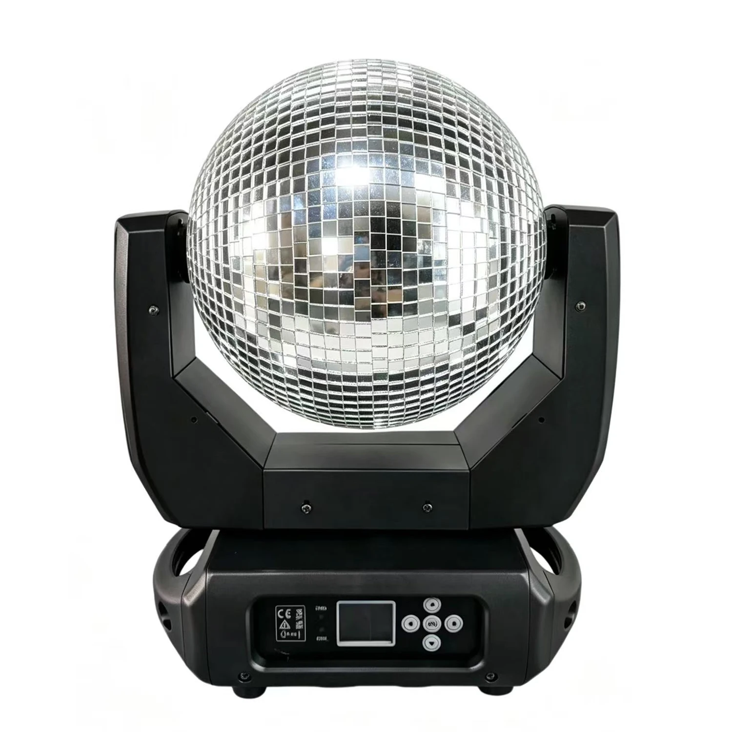 LED Moving Head Mirror Ball Light 120W DMX512  540°Pan 180°Tilt Rotating Disco Ball Stage Light for Party Bar Club Wedding Show