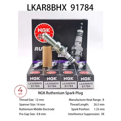 4pcs 6pcs Original NGK Ruthenium HX High Ignitability Spark Plug LKAR8BHX 91784