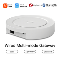 Moira Tuya Zigbee 3.0/WiFi Multi-Mode Gateway HUB Wireless/Wired Smart Home Work With Remote Control Support Alexa Google Home