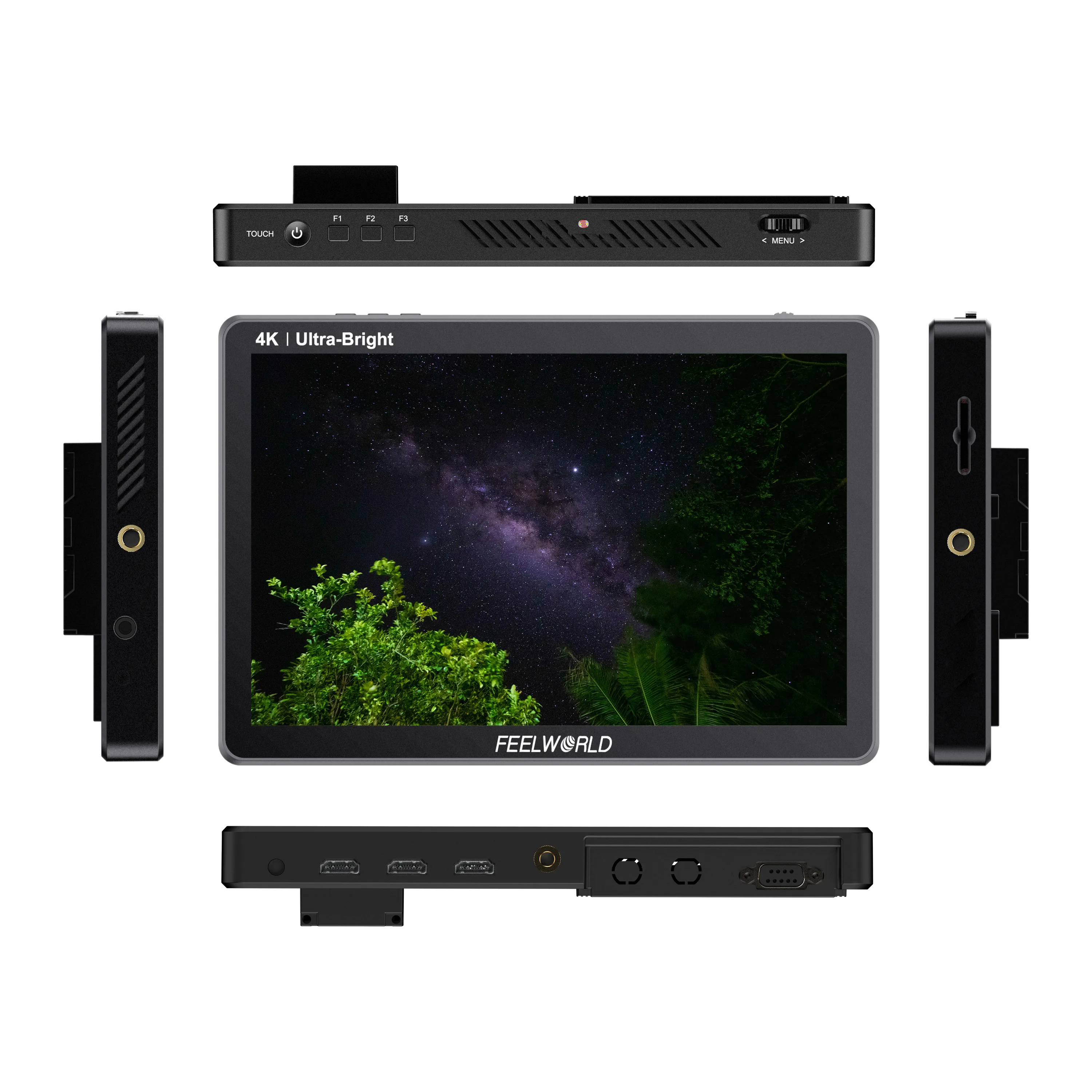 

FEELWORLD LUT11H 10.1" 2000nit IPS Camera Monitor 4K HDMI 3D LUT Touch Screen HDR Professional Field Monitor