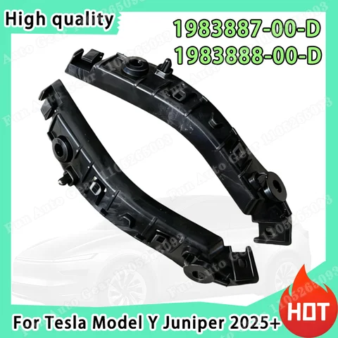 For Tesla Model Y Juniper 2025+ Front Bumper Side Bracket 1983887-00-D 1983888-00-D Replacement Fender Accessories