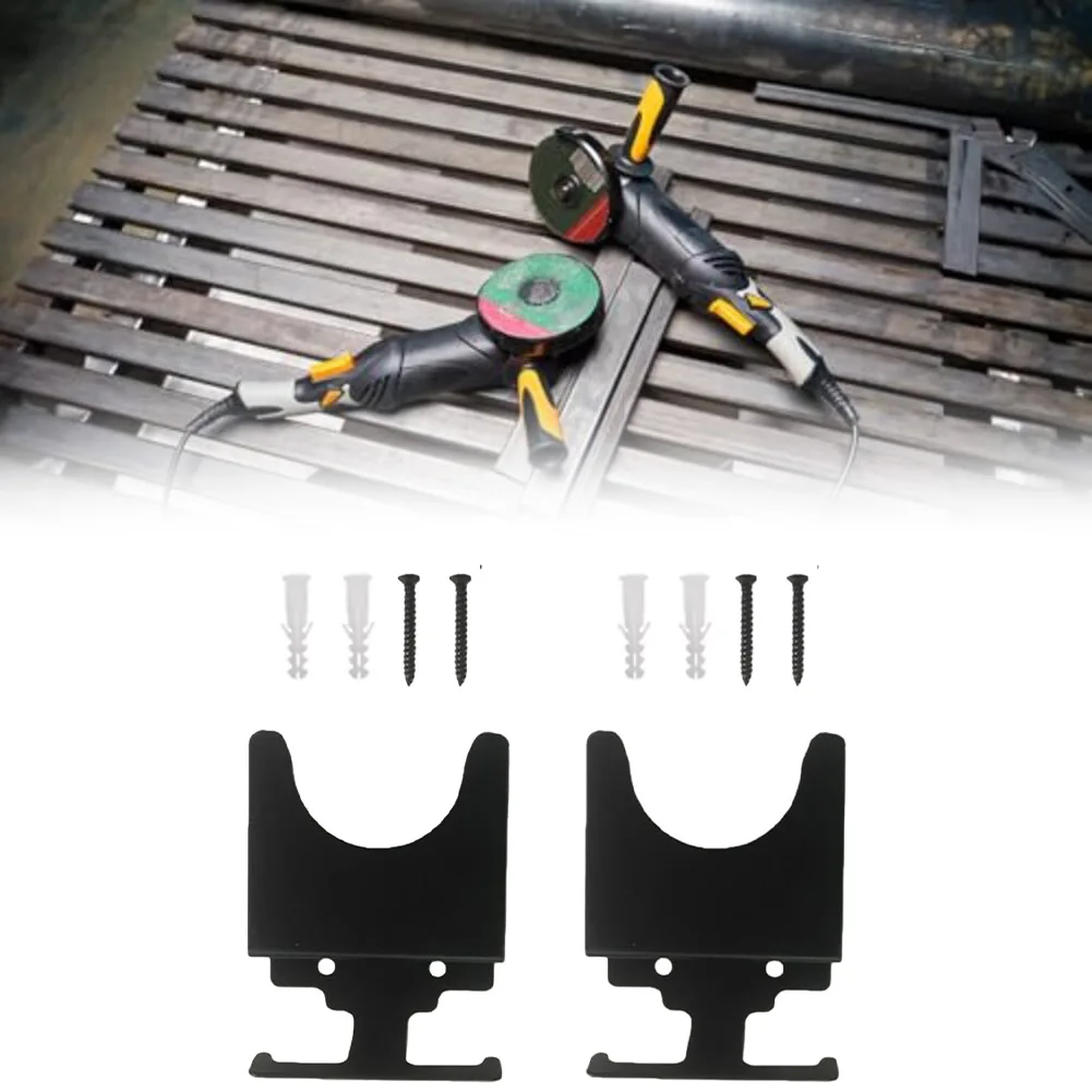 5-Inch Grinder Wall Mount Bracket Angle Grinder Bracket Tool Storage Racks Polisher Holder Storage Rack Wall Mounted Bracket