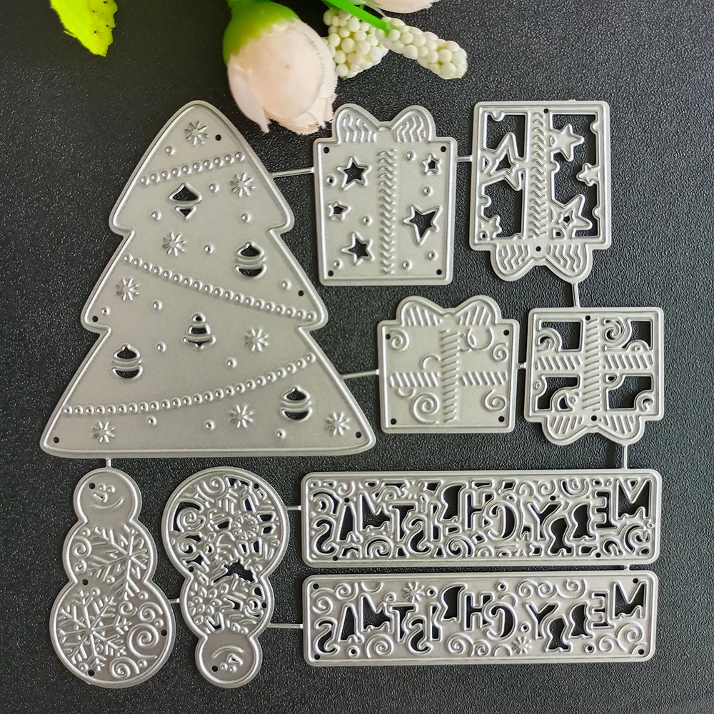 Christmas / Patterns New Metal Steel Cutting Dies Stencils for Making Scrapbooking DIY Album Paper Cards Embossing Die