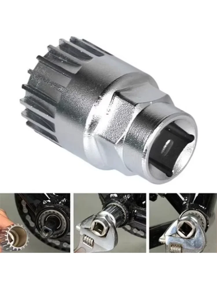 Bicycle Bottom Bracket MTB Bike Crank Extractor Remover Puller 20 Teeth Wrench Cycling Maintenance