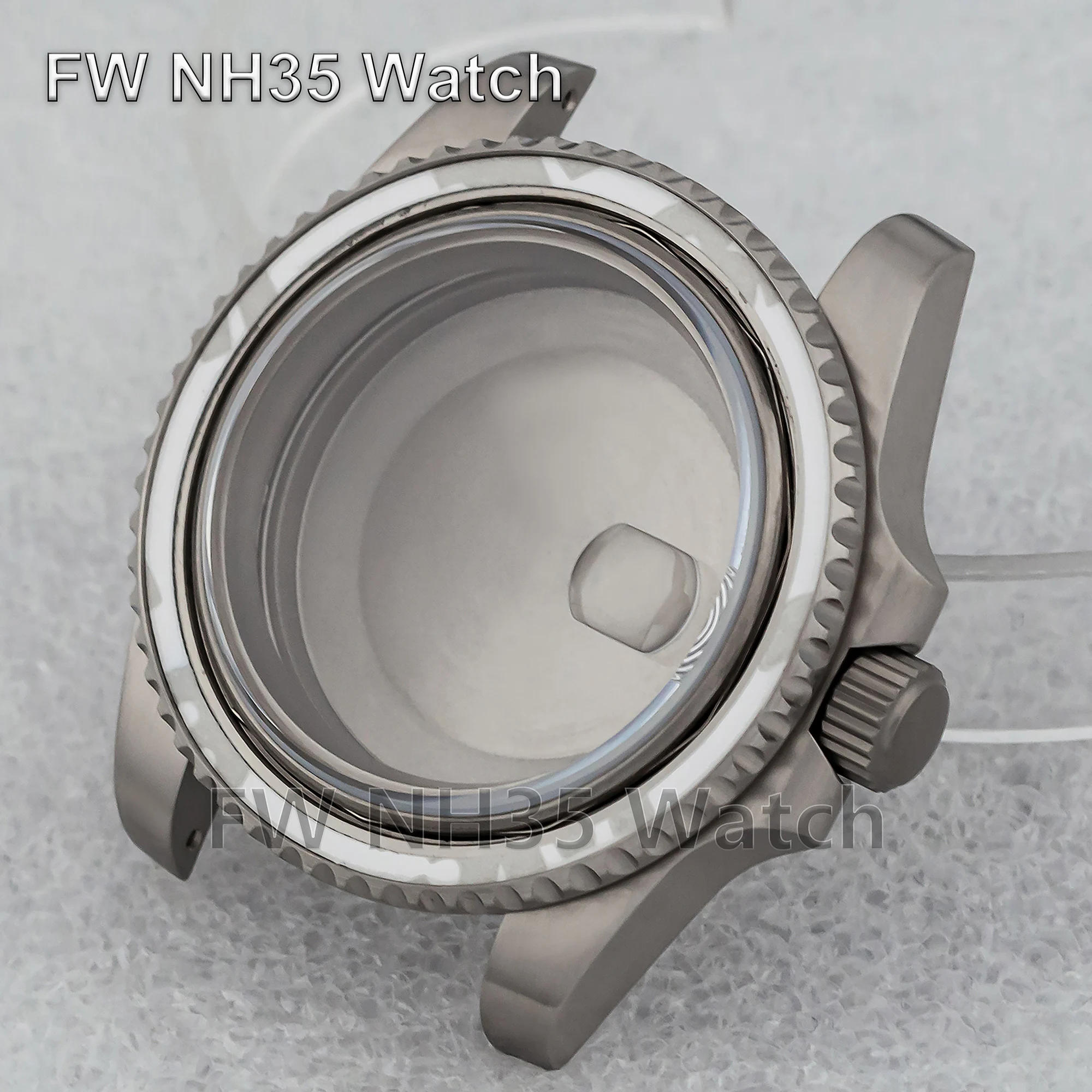 

NH35 Case 40mm Watch Case Sapphire Glass Titanium Watch Case for SUB GMT Watch Parts Repair Tool Fit NH34/NH35/NH36 Movement