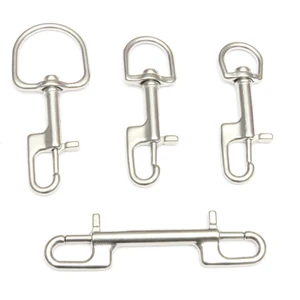 4PCS Bolt Snap Hook, Trigger Snaps Metal Clips For Diving, Dog Leash Easy To Use