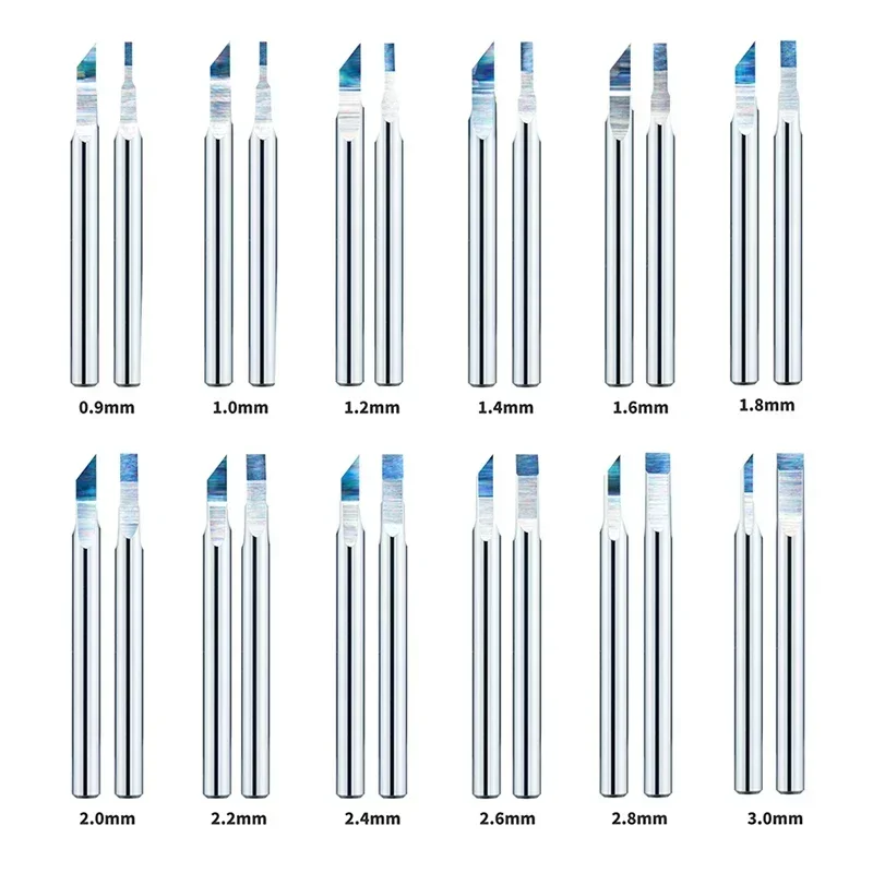 DSPIAE AT-TH 3.175mm Push Broach FIXTURE Handle เหล็กทังสเตนแกะสลักหัวเครื่องมือแกะสลัก Paring Chisel สําหรับงานไม้ใหม่