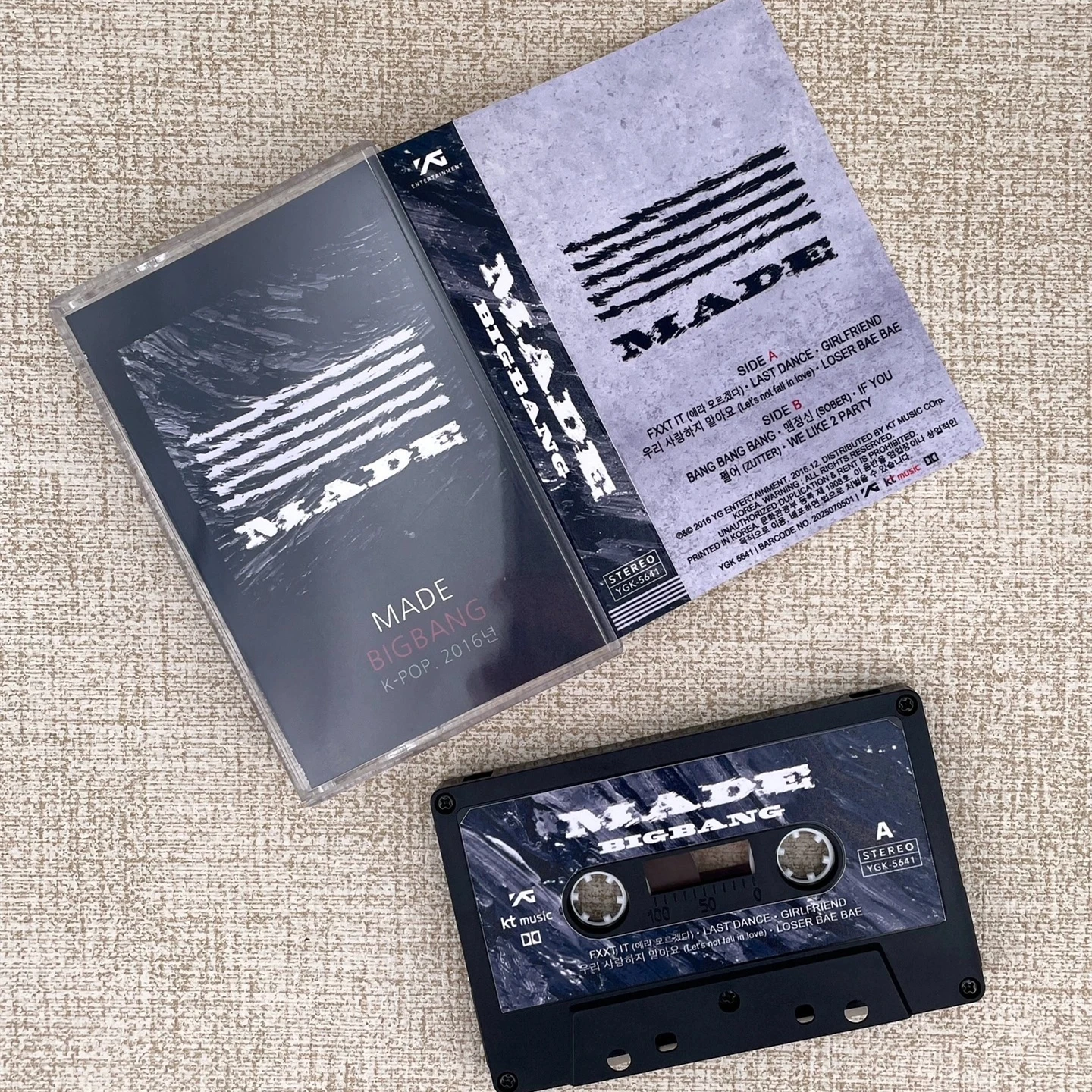 Pop BIGBANG G-DRAGON bande musicale Album fabriqué dernière danse Cassettes Cosplay baladeur enregistreur voiture pistes sonores boîte fête musique cadeaux