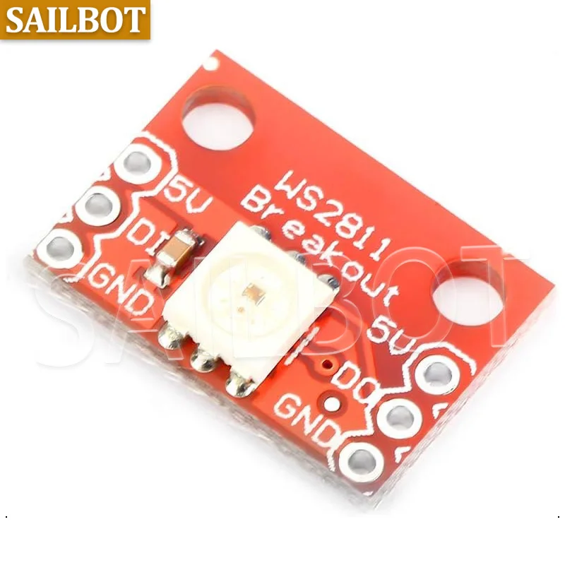 Kit de bricolage de dérivation LED RGB WS2812, Module de carte PCB électronique pour Arduino