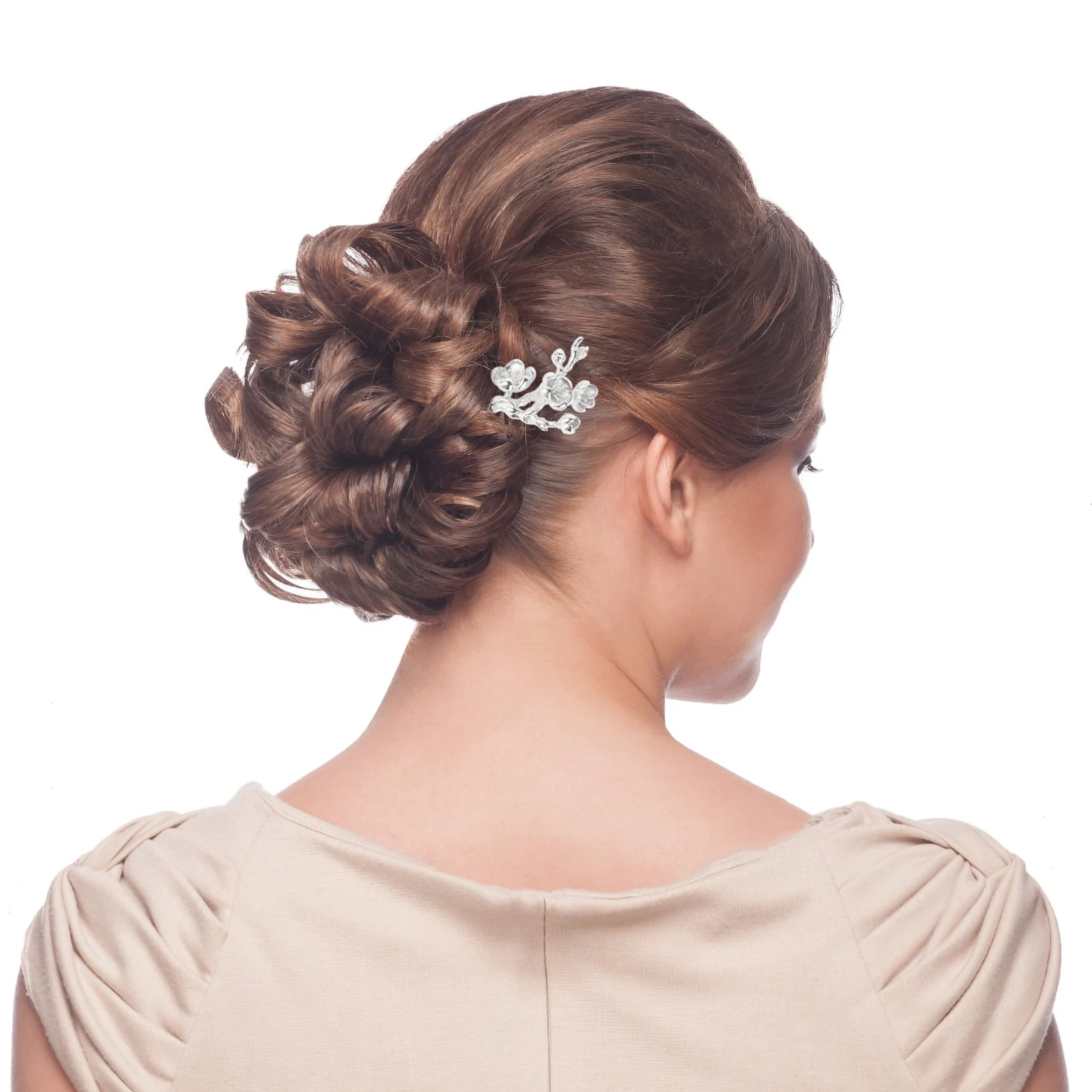 

1 шт., заколка для волос «сделай сам», декоративный головной убор, ретро медные свадебные аксессуары, женские винтажные металлические ремесла