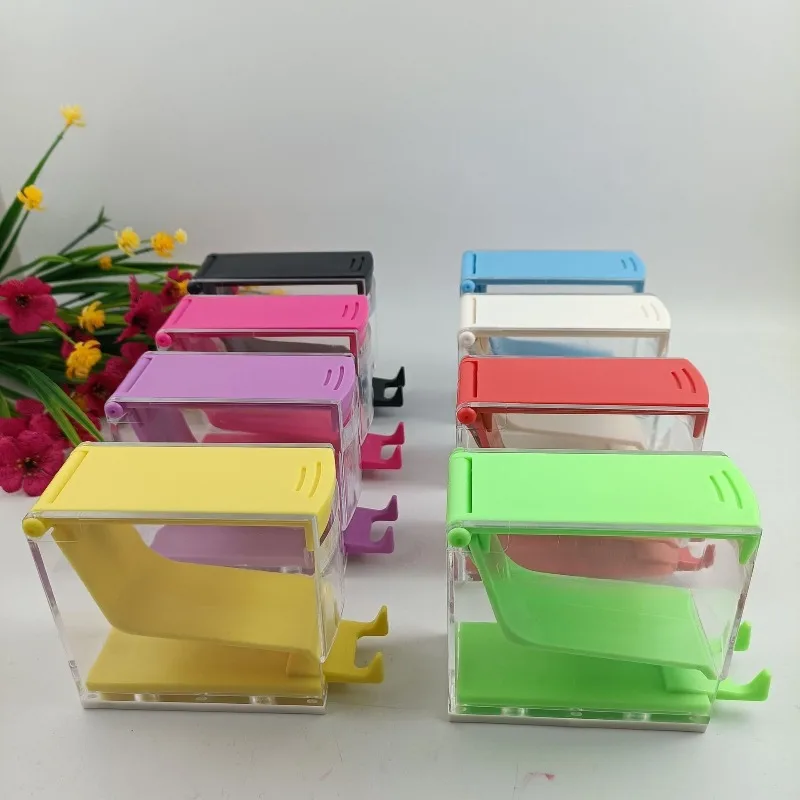Push-type Cotton Roll Box Cotton Ball Box Cotton Roll Storage Box Various Colors Push-type Cotton Roll Box