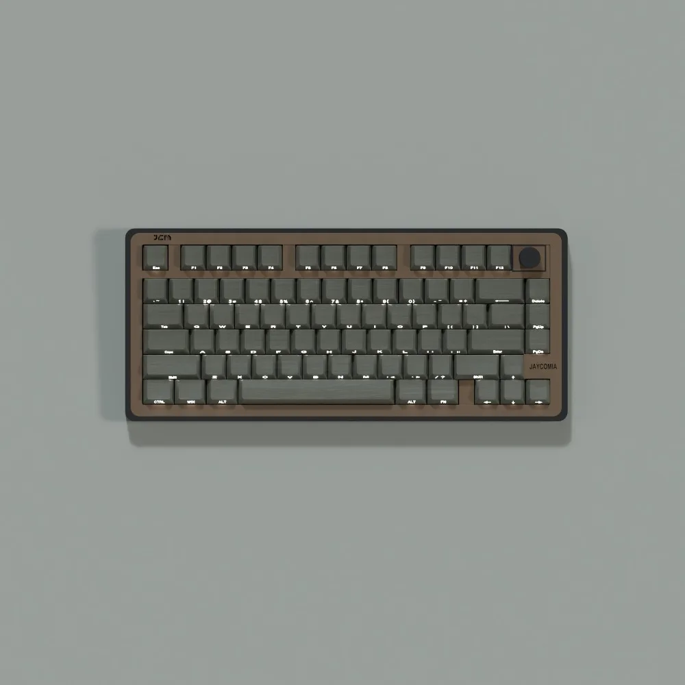 

Wood Grain Multi-color Keycap Positive Engraving Side Engraving Light-transmitting Characters 128 Keys For Mechanical Keyboard