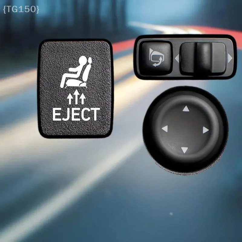 

Single Men's Lighthearted Vehicle Extras EJECT Button Stickers for Vacant Auto Switches; Amusement Present for Gearheads