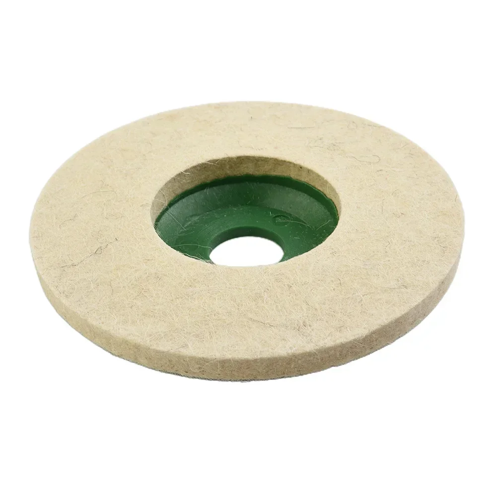 1pcs 125*22mm Wool Buffing Polishing Wheel Felt Pad 5 Inch Buffer Polish Discs Woodworking Tools Tool Accessories Lixadeira