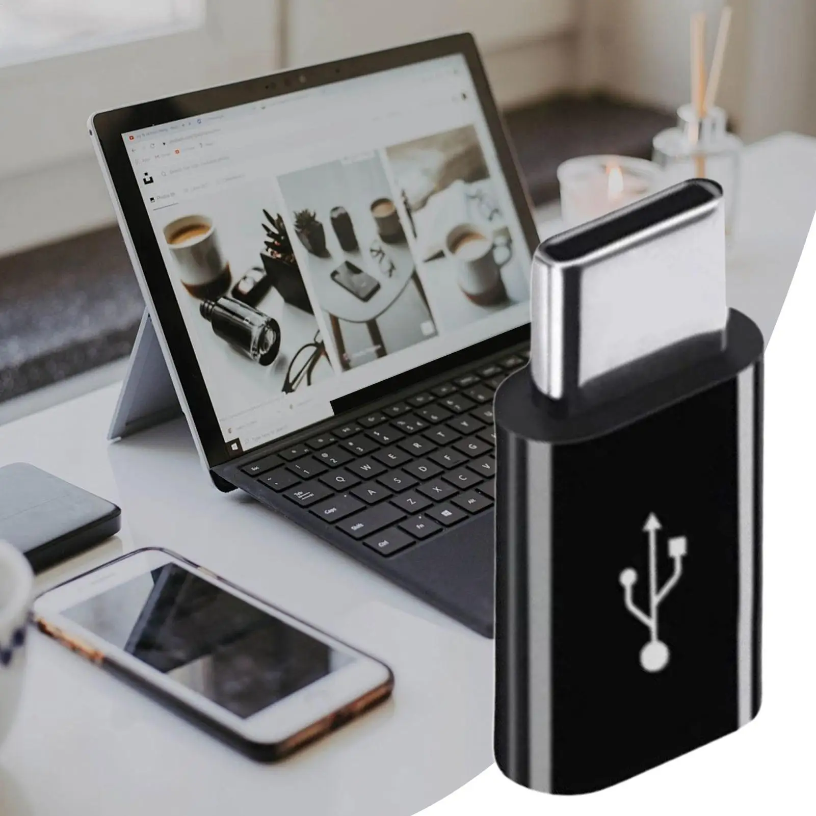 For Otg Micro To Type-c USB C Converter Type C Connector For Phone High-Speed Data Transfer Adapter Head With Compact Structure