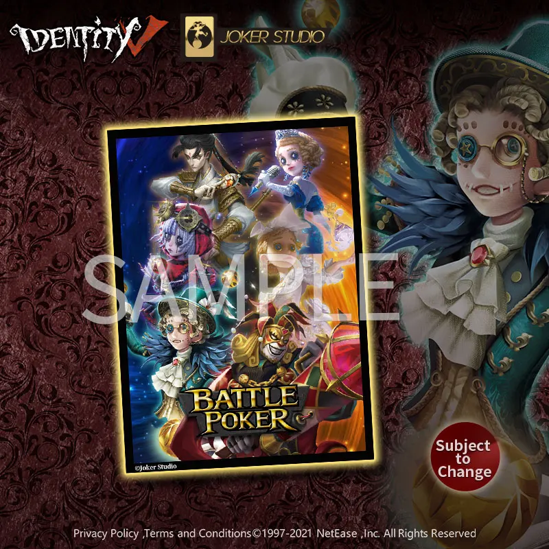 Produtos Oficiais Identidade V - Blackjack Battle Series Card Sleeves