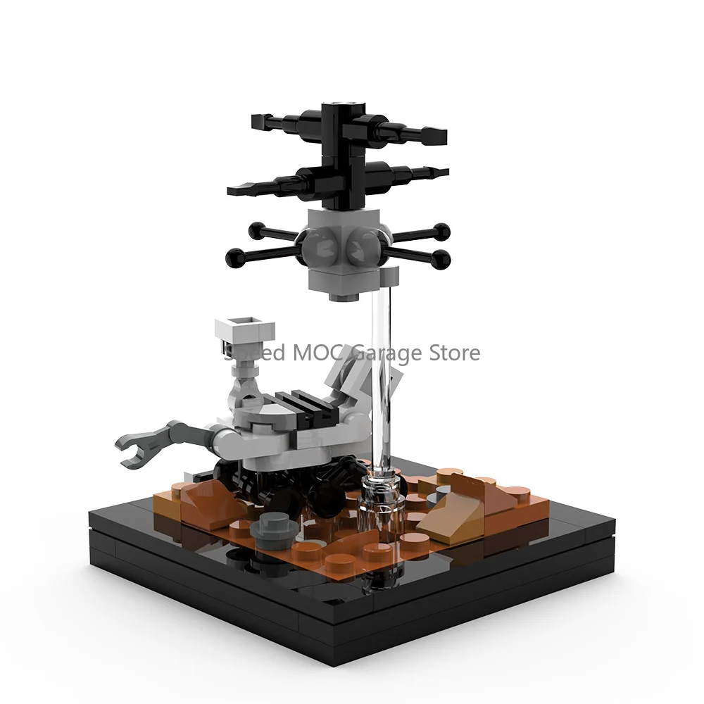 Mars 2020 Exploration Mission MOC Building Blocks US Aerospace Mars Rover Model Red Planet Space Probe Bricks DIY Assemble