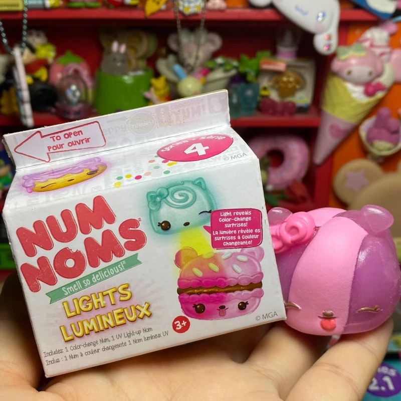 Num Noms Smell Blind Box Toys So Delicious, Luces Luminosas, Serie Lumineux, Colección de Adornos, Decoración, Regalos para Niños