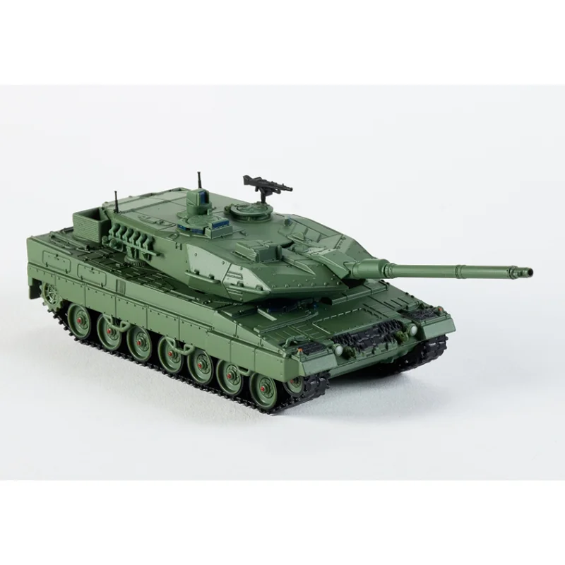 

MASSDI Diecast 1/64 Scale Leopard2A6 Tank Model Military Green Desert Color Three-Color Camouflage Collectible Toy Ornament