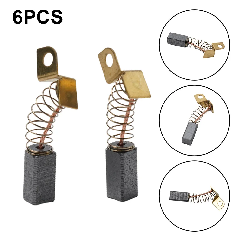 내구성 탄소 브러시 모터 브러시, 포터 케이블용 건식 벽체 샌딩기, 드라이버 액세서리, # N119739 879058, 6x7800, 6 개