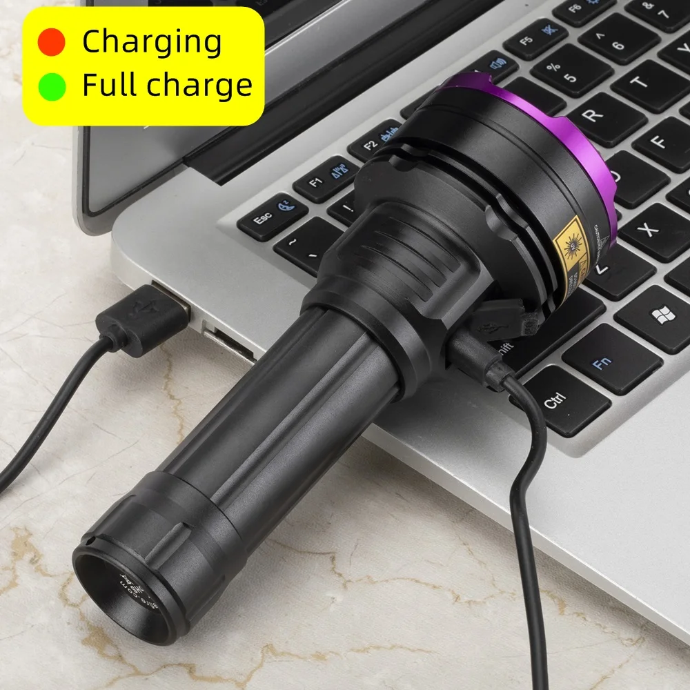 Linterna UV 30W 365nm/395nm – Detección escorpiones y manchas - imagen 5