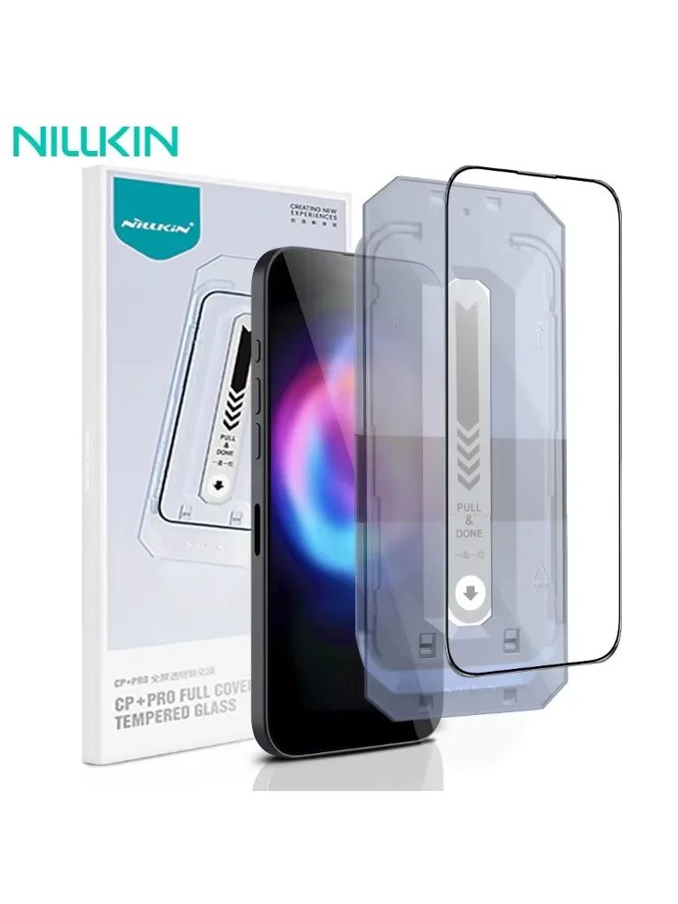 Nillkin do iPhone 16 Pro /Pro Max Szkło hartowane CP+PRO W pełni osłona ekranu do iPhone 16 /16 Plus z narzędziem instalacyjnym — zdjęcie produktu 7