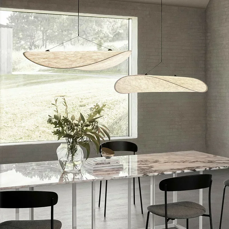 Modern Silk Pendant Lamp Home Decor Chandeliers for Living Room Bedroom Restaurant Nordic Drop Light Indoor Lighting Fixtures