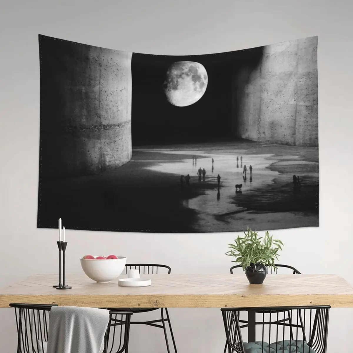 

To the Moon Tapestry Room Decoration Accessories Mushroom Outdoor Decoration Tapestry