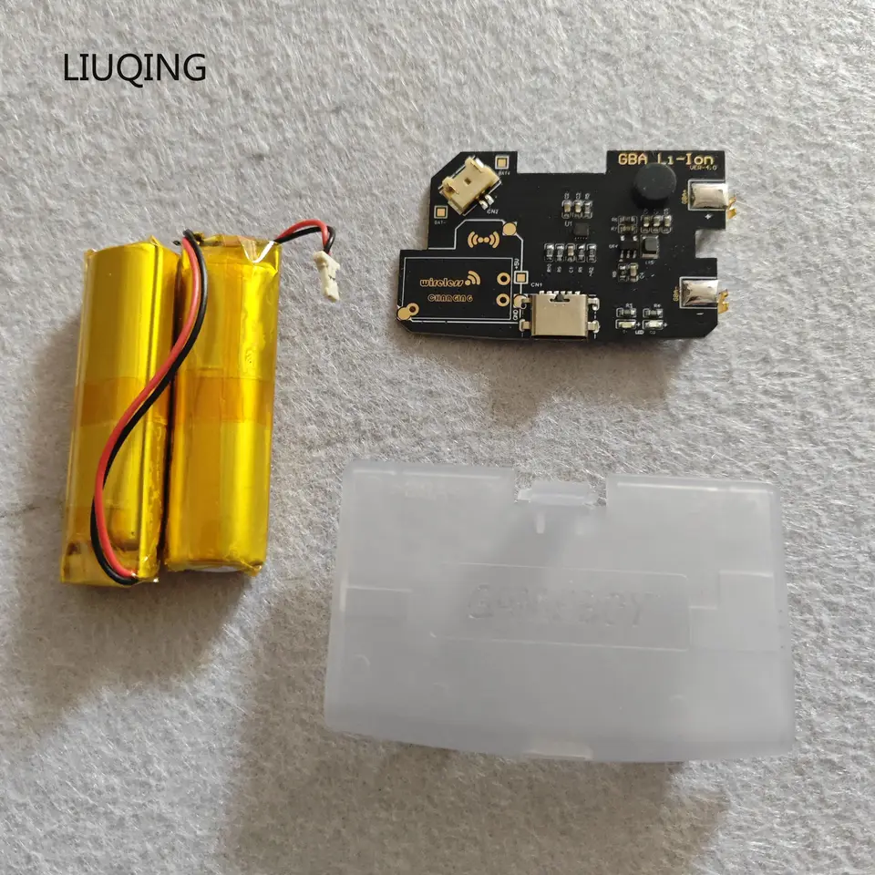 GBA用1800mAhリチウムイオンUSB-C充電式バッテリー