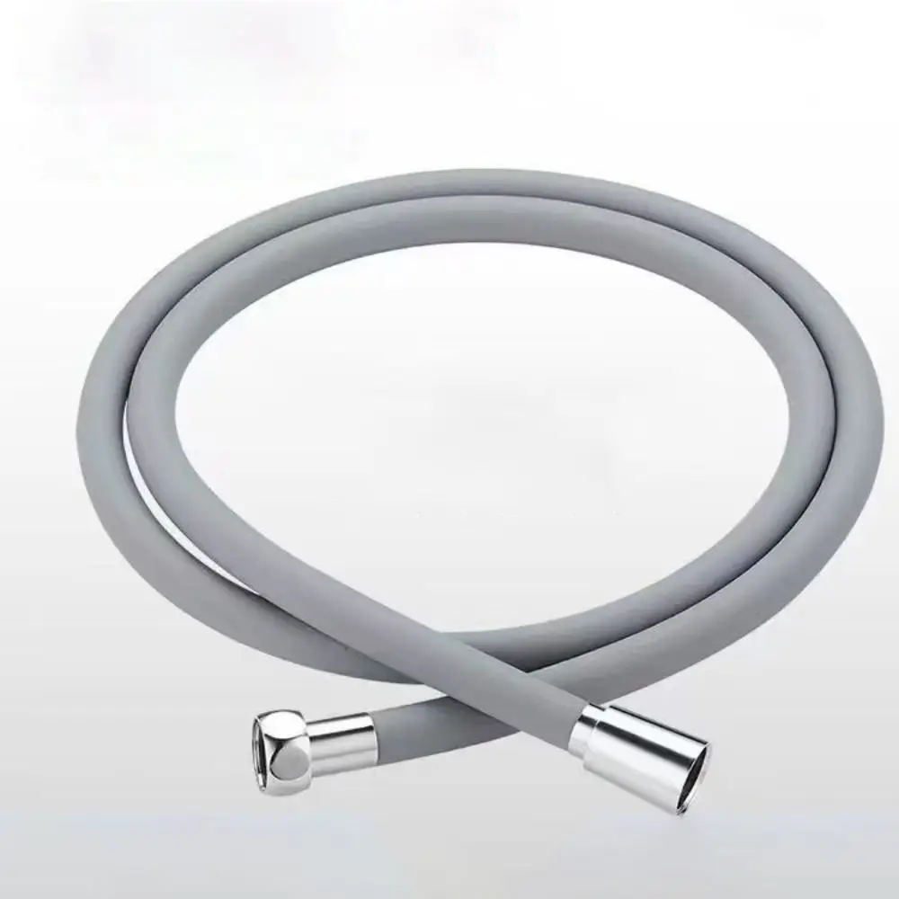 Extension Silicone Shower Hose High Pressure Anti-Winding Shower Head Tube Pipe Flexible Faucet Accessories Bathroom