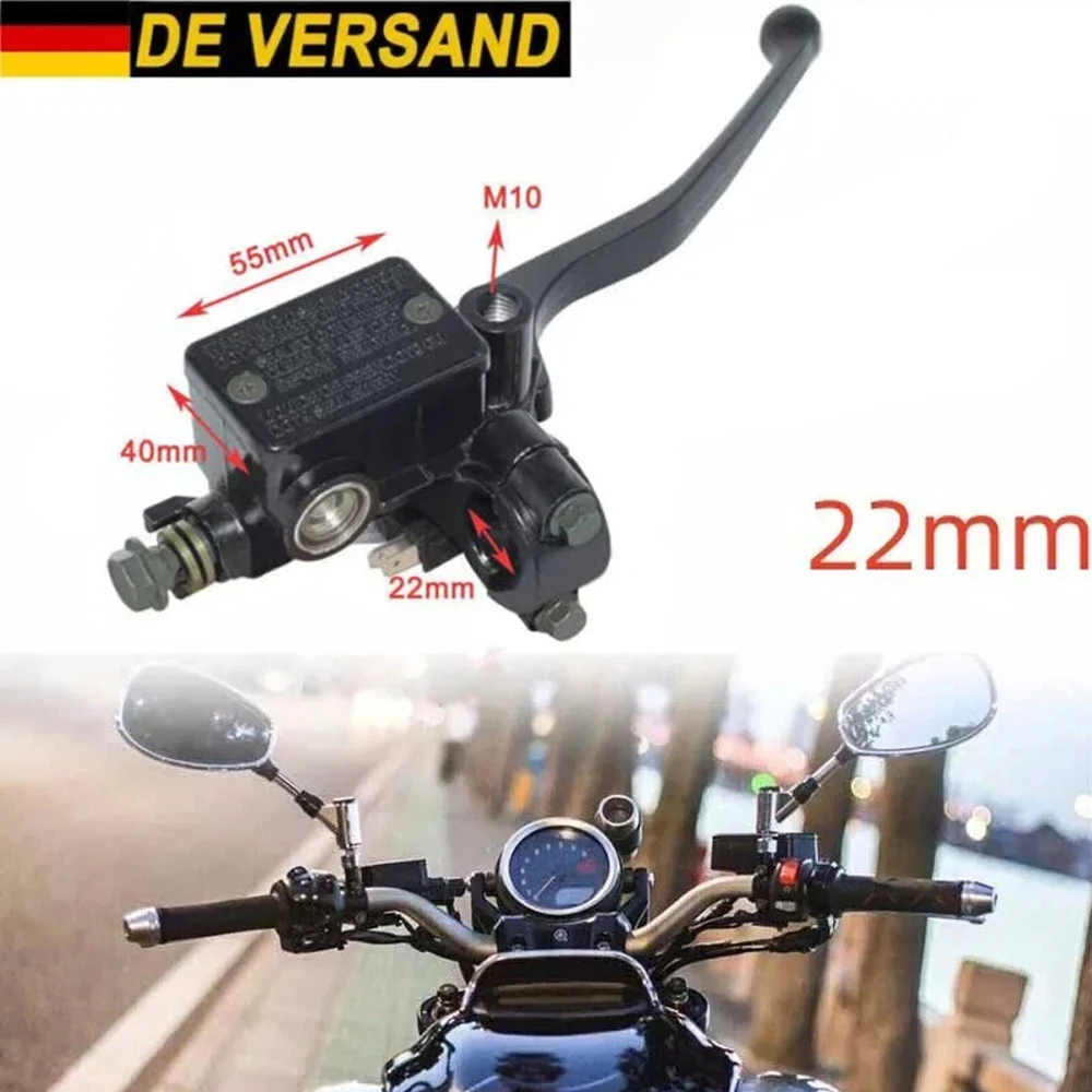 Pompe de frein universelle pour moto, maître-cylindre avant, levier de frein hydraulique droit pour Dirt Pit Bike, ATV, Quad, cyclomoteur, Scooter, 22mm