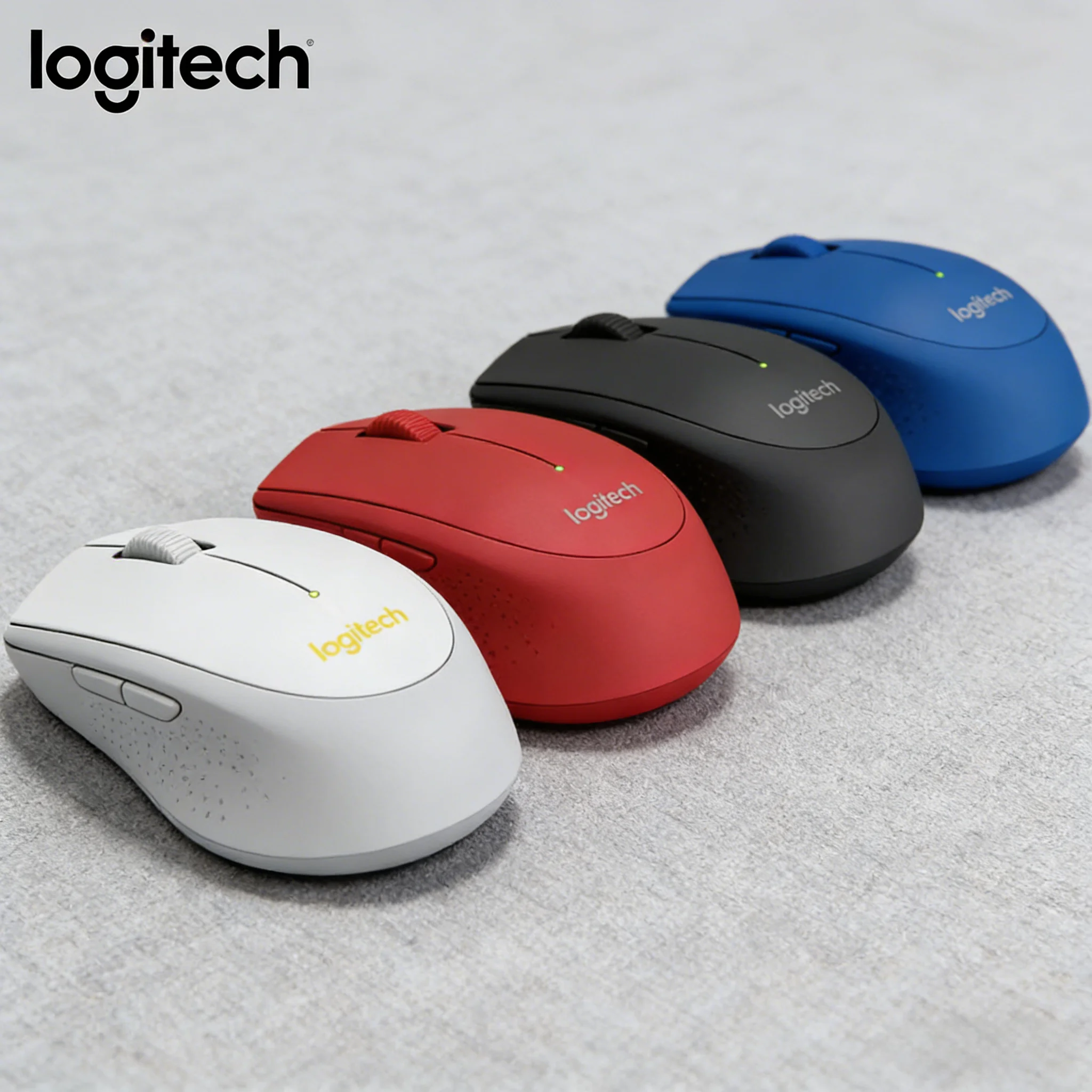 

Беспроводная мышь Logitech M280, портативная эргономичная, USB-приемник, долговечная батарея, красочная для игр, офиса и домашнего использования