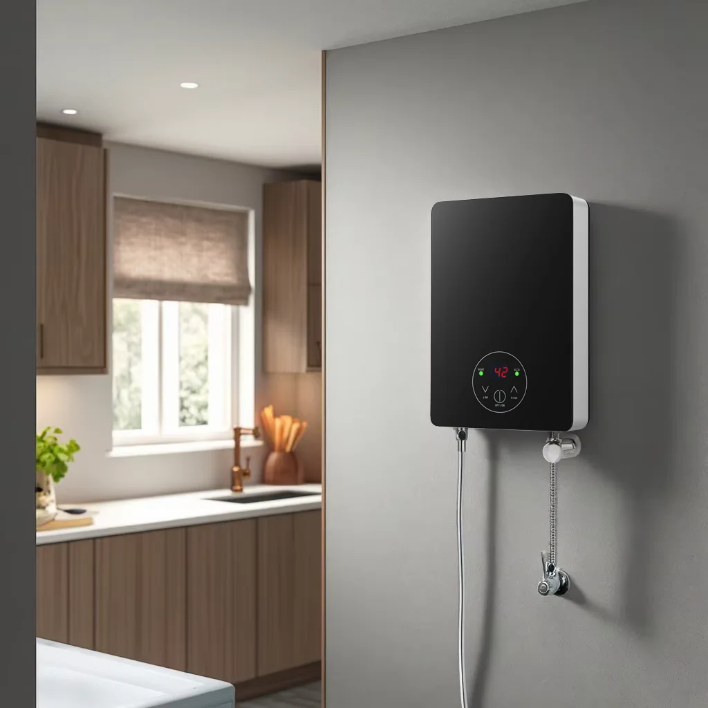 Hot Cheap 5500W Electric Water Heater 220V for Kitchen Bathroom Shower for Household Use Durable Plastic