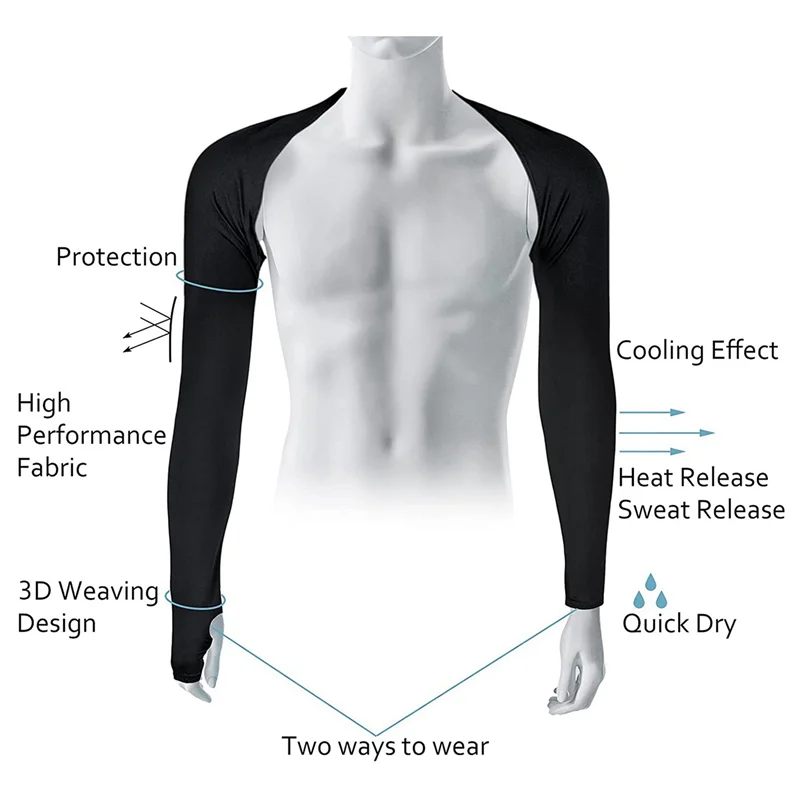 

8 Pcs Cooling Shawl Arm Sleeves Sun Protection Shawl Golf Shawl Anti-UV Arm Sleeves With Finger Hole For Cycling