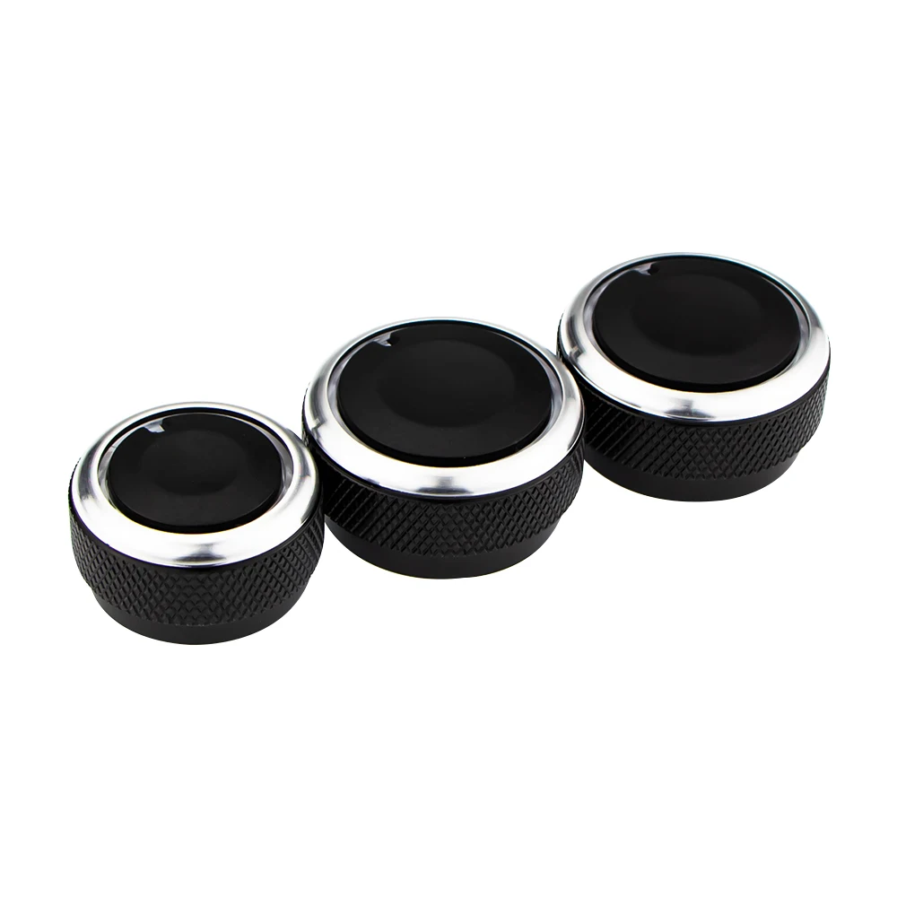 

3pcs/set Air Conditioning Knob for Hyundai Elantra 2004 - 2016 AC Knobs Car Heat Control Switch Aluminium Accessories