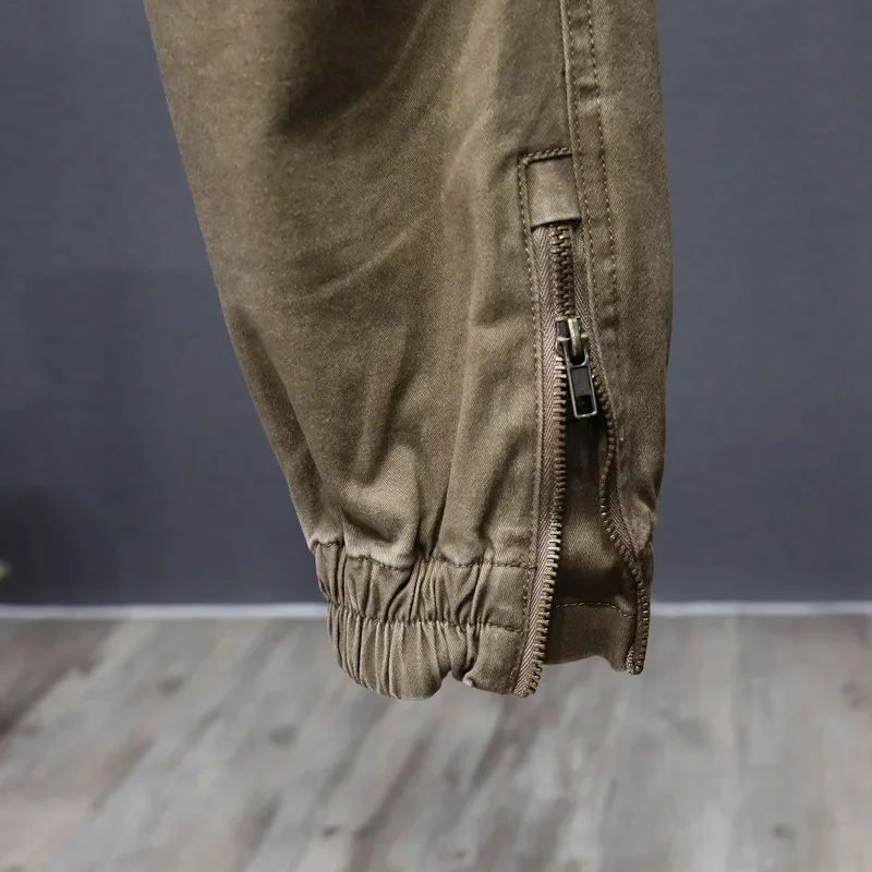 Il nuovo marchio di moda autunnale piedi larghi e raggruppati di Harlem pantaloni casual da uomo belli con abiti invernali uomo uomo adulto gentiluomo