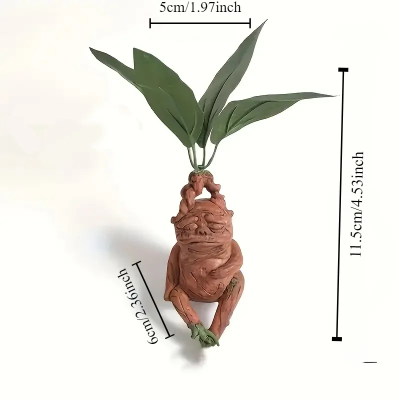 Estatua mágica de jardín con mandrake, perfecta para decoración al aire libre y paisajismo, regalo de Navidad, Halloween y Día de Acción de Gracias, 1 ud.