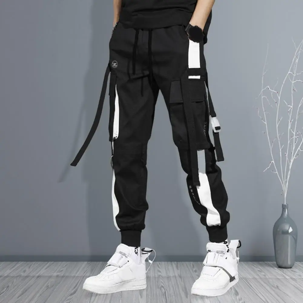 Daily Wearing Soft Men Casual Cargo Trousers with Pocket for Autumn