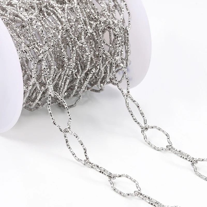 

Stainless Steel Decoration Embossing Chains For Jewelry Making Supplies DIY Necklaces Bracelets Fashion Accessories Wholesale