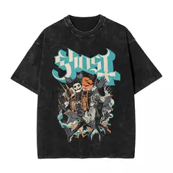 Ghost B.C.Impera Maestro T Shirt Heavy Rock Band Hippie T-Shirts Short Sleeve Y2K Basic Tops Summer Cotton Round Neck Tees