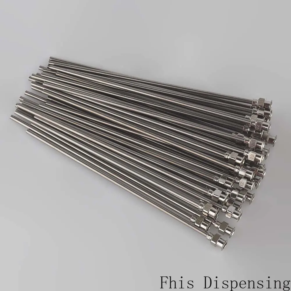 12G 130mm Stainless Steel Blunt Tips Syringe Dispensing Needles for Injection All Metal Pack of 2