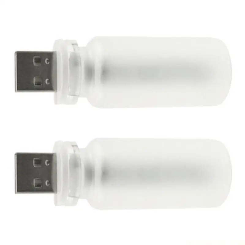 J0MA 13 Color Options USB Car Light Glass Encased for Travel Camping Holiday