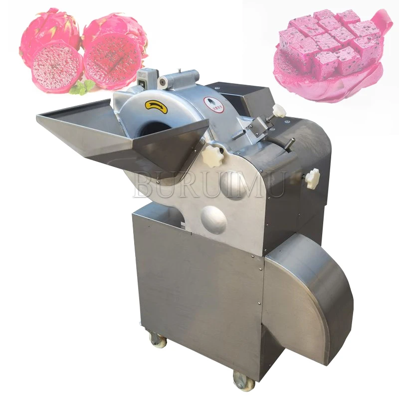 Commercial Fruit Vegetable Dicer Cutter Tomato Onion Cube Dicing Cutting Machine