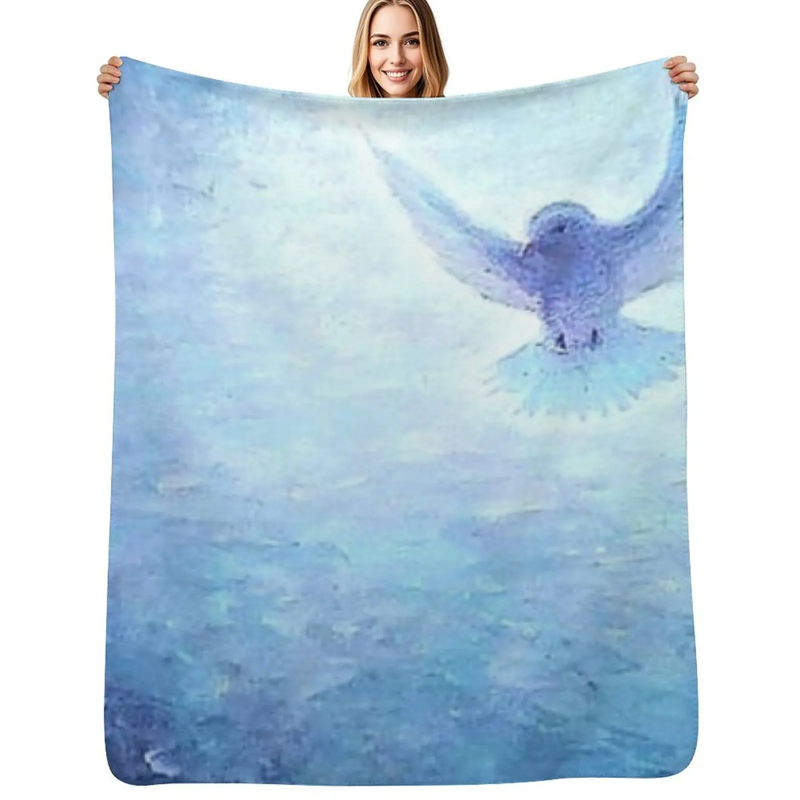

Holy Spirit Throw Blanket Thin Soft Blanket for Summer Night Sleeping