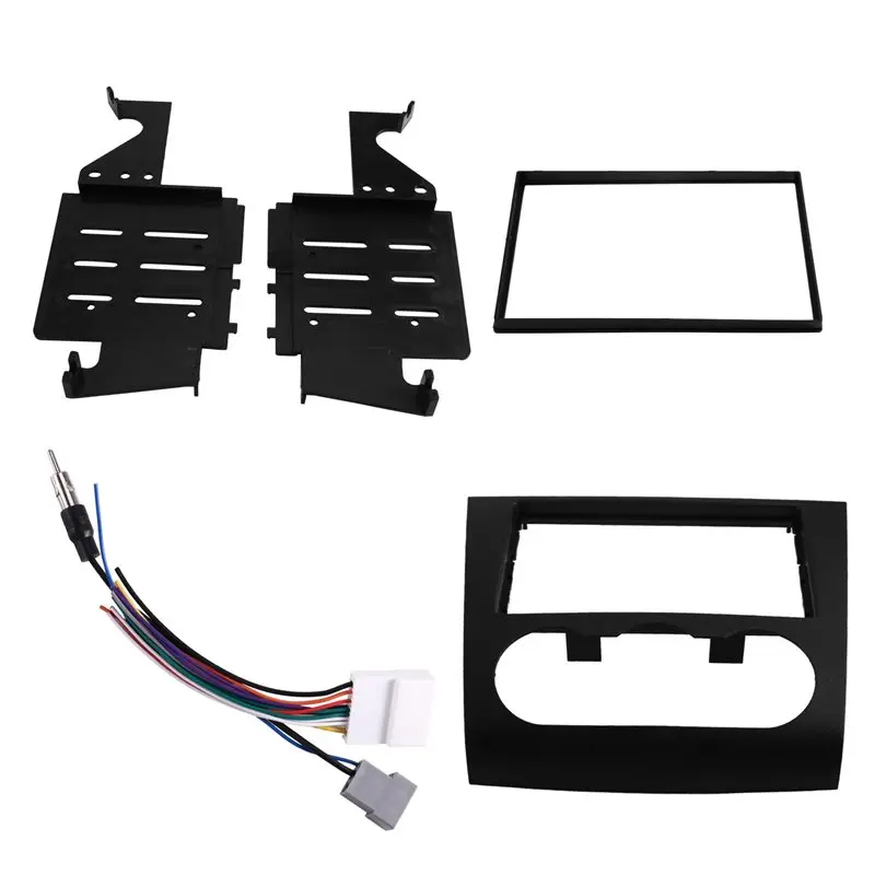 bezel-mount-bracket-kit-2din-7-inch-car-radio-dash-kit-wiring-harness-adapter-for-nissan-altima-2006-2012-stereo-fascia-a99d